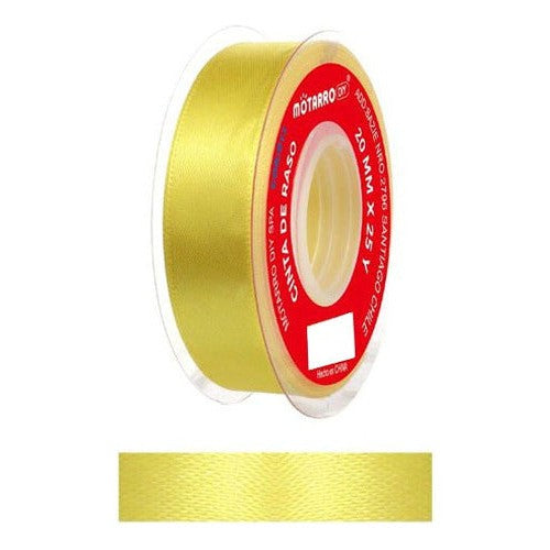 Cinta De Raso 2 Cm Colores 22 Mts