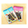 Set Papel Magico Negro Para Raspar
