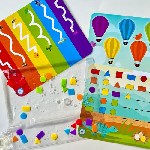 Hand2mind Almohadilla Sensorial De Colores Y Formas