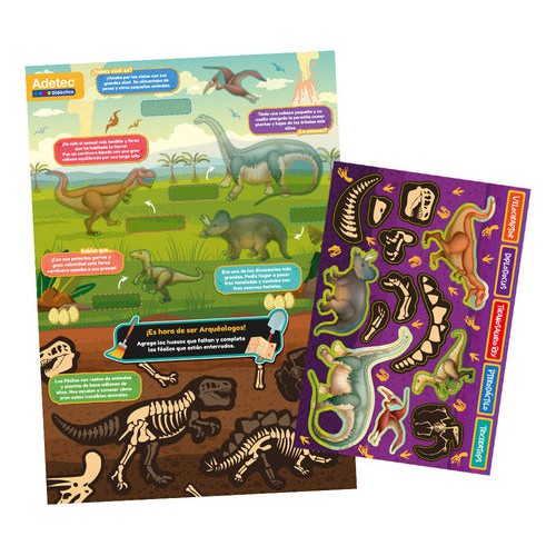 Láminas Magnéticas Dinosaurios