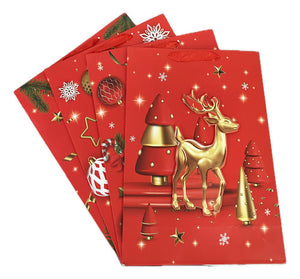 Bolsa De Regalo Grande Navidad 31x42x12 Cm