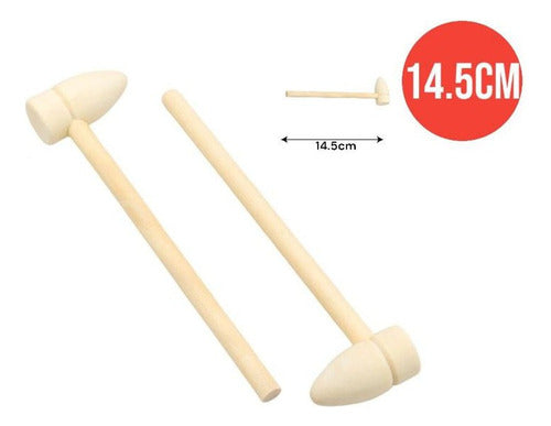 Mini Martillo Madera Manualidades