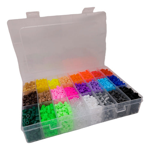 Pack Mostacillas Planchables Hama 5 Mm, 24 Col, 5000 Beads