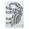 Plantilla Flexible Stencil Diseño Elefante