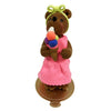 Osita Rosada De Goma Eva 3d Figura Decoratva