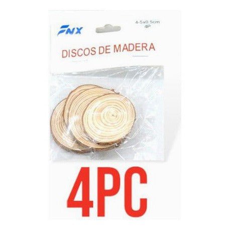 Trozo Lonja De Madera Natural Manualidades