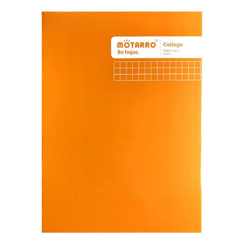 Cuaderno College Cuadriculado 7 Mm 80 Hjs