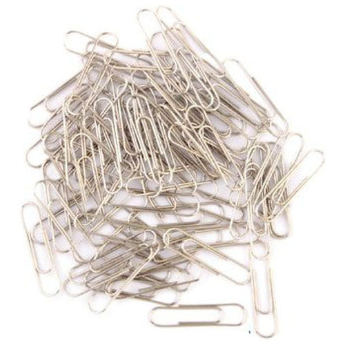 Clips Metálicos Cromados 33 Mm 80 Un