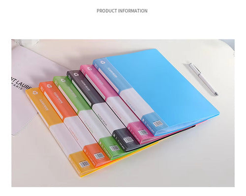 Carpeta Plástica A4 40 Fundas