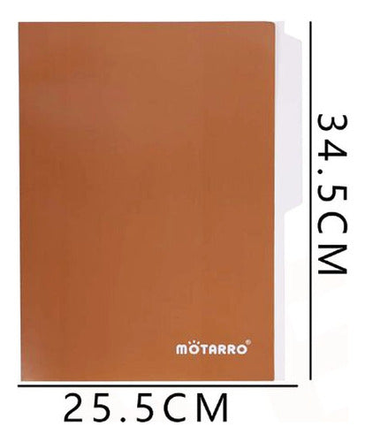 Carpeta Cartulina Pigmentada 25.5x34.5 Cm Pack 5 Un