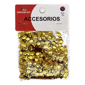 Lentejuelas Redondas 6mm Manualidades 15gr