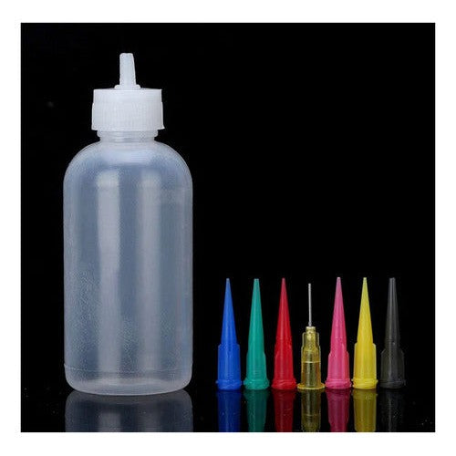 Botella 50 Ml Dosificadora Con 6 Puntas Manualidades