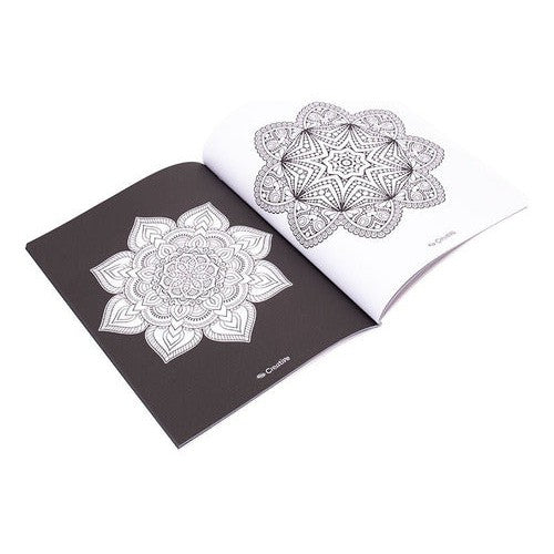 Libro Para Pintar Mandalas Black & White Creative
