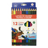 Lápices De Colores Jumbo 12 Un