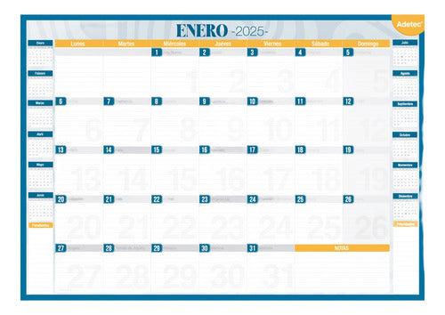 Calendario Anual Escritorio Adetec Juvenil