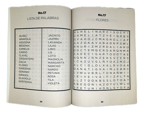Libro Sopa De Letras Formato Grande