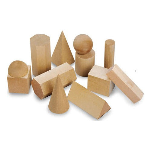 Cuerpos Geométricos Madera 12 Und