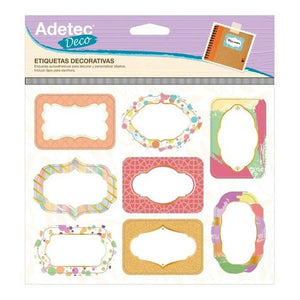 Etiquetas Decorativas Diseños Adetec