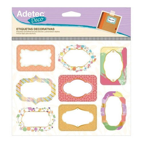 Etiquetas Decorativas Diseños Adetec