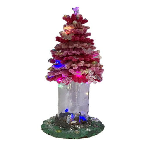 Árbol De Navidad Decorativo Sobremesa Artesanal