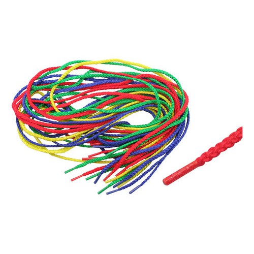 Cordones De Colores Escolares Motricidad 24 Un 60 Cm