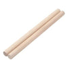 Palos Redondos De Madera 2x30 Cm (2un) Manualidades