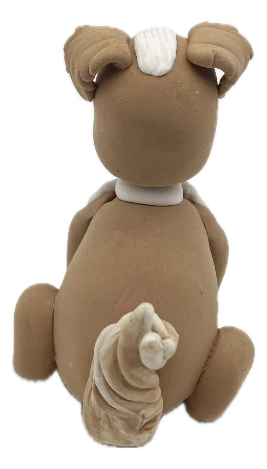 Perrito Cafe De Goma Eva 3d Figura Decorativa