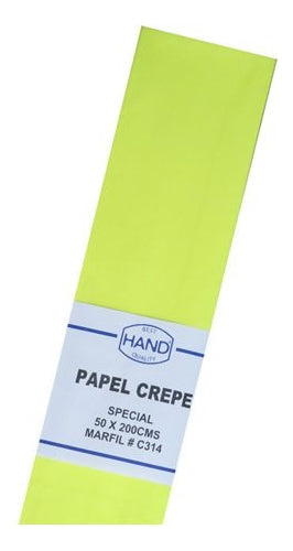 Pliego Papel Crepe Manualidades 50x200 Cm