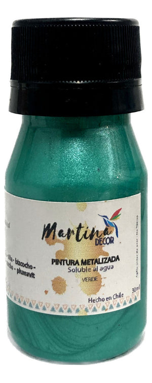 Pintura Decorativa Metalizada 30 Ml Manualidades