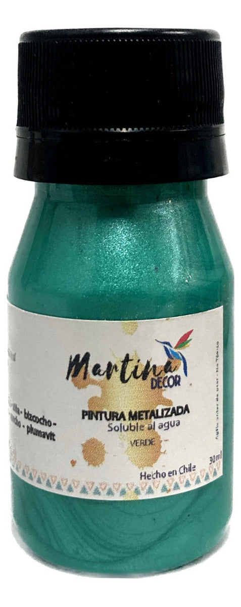 Pintura Decorativa Metalizada 30 Ml Manualidades
