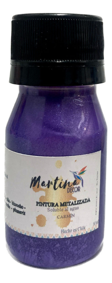 Pintura Decorativa Metalizada 30 Ml Manualidades