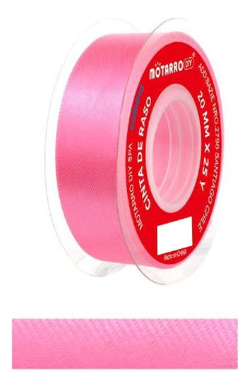 Cinta De Raso 2 Cm Colores 22 Mts