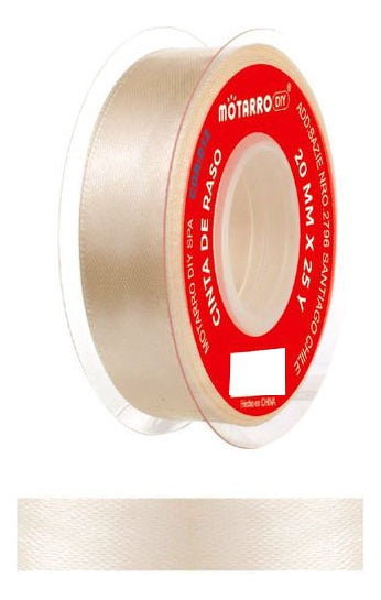 Cinta De Raso 2 Cm Colores 22 Mts
