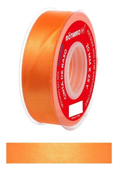 Cinta De Raso 2 Cm Colores 22 Mts