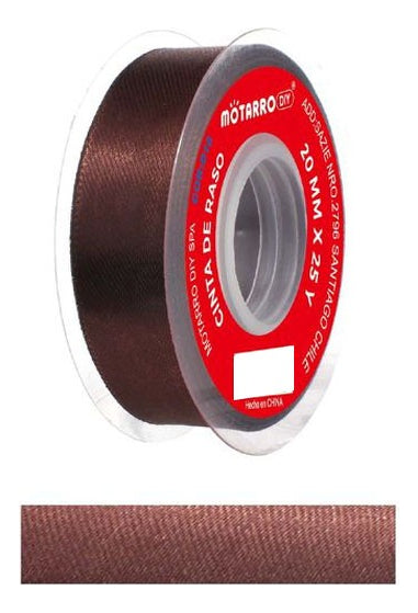 Cinta De Raso 2 Cm Colores 22 Mts