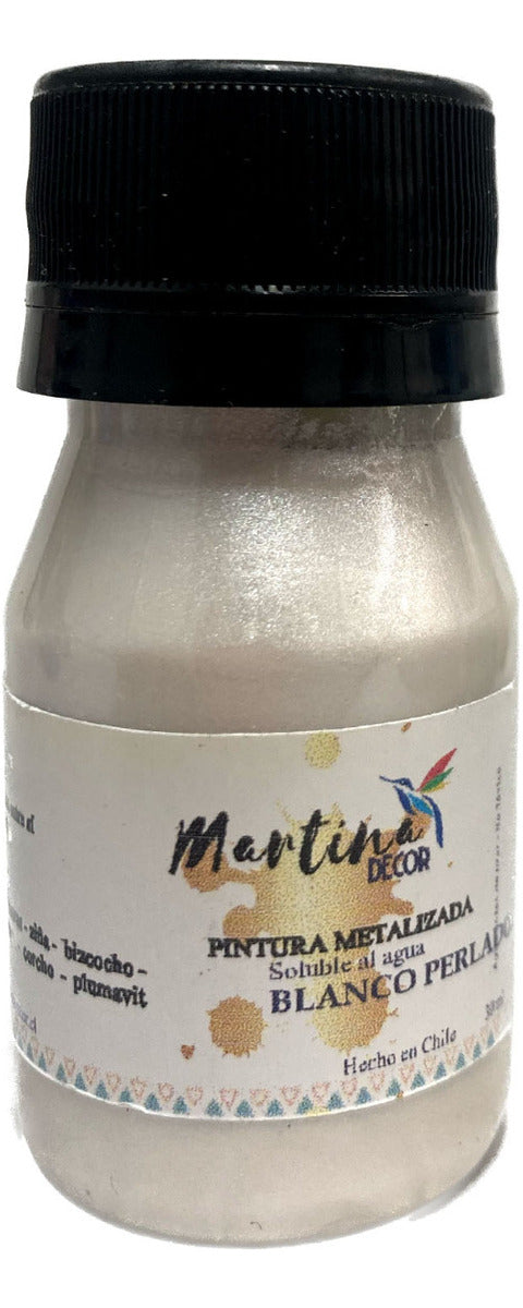 Pintura Decorativa Metalizada 30 Ml Manualidades